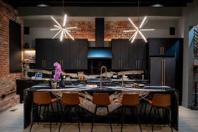 Minimalist kitchen photo in Other