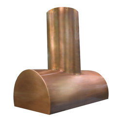 Texas Lightsmith - Range Hood #38-Cu, Burnished Copper, 30, Wall Mount - Range Hoods And Vents