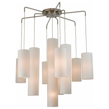 15 Light Foyer Chandelier in Contemporary Style - 44.5 Inches wide by 43 Inches