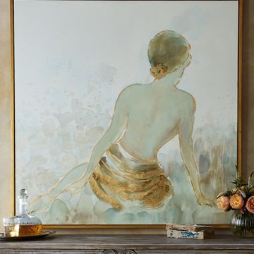 Hand-Painted d'Oro Garment Framed Art