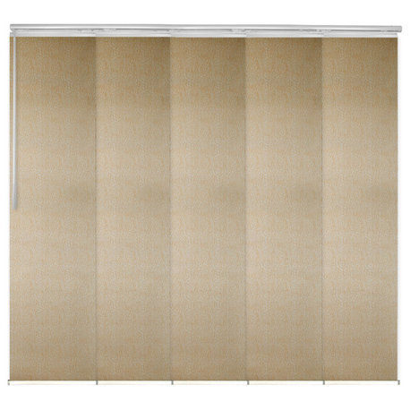 Raisa 5-Panel Track Extendable Vertical Blinds 58-110"W