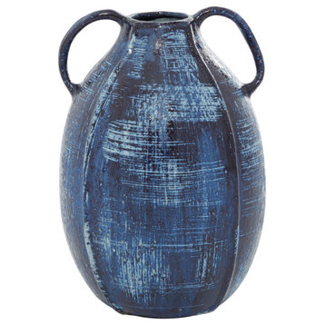 Contemporary Blue Ceramic Vase 42335