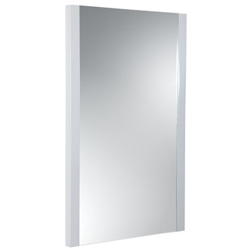 Torino Mirror, White, 21"