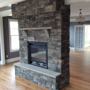 Merrimac Manufactured Stone Chimney