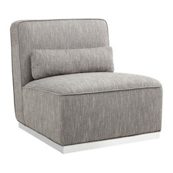Caledon Swivel Chair | Hannigan Fog - Armchairs And Accent Chairs