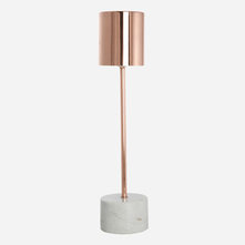 Contemporary Table Lamps Copper and Marble Lamp