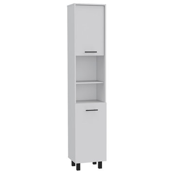 Home Square 2-Piece Set with Wall Cabinet and 78" Pantry Cabinet