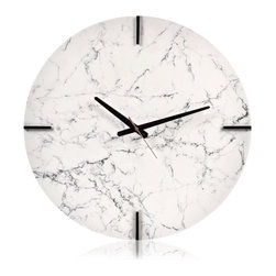 Caesarstone&reg; Wall Clock - White Attica&trade; - Wall Clocks