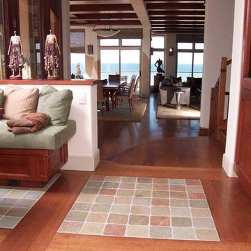 Ultra-Modern Beach Front House With Eucalyptus Flooring