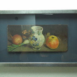 bodeg&oacute;n. Escuela espa&ntilde;ola de mediados del siglo XX. &ldquo;Bodeg&oacute;n&rdquo;. &Oacute;leo sobre cart&oacute;n - Paintings