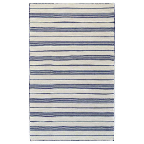 Granberg R0560 Transitional/Casual/Nautical & Coastal Rug, Navy, 10'x14'