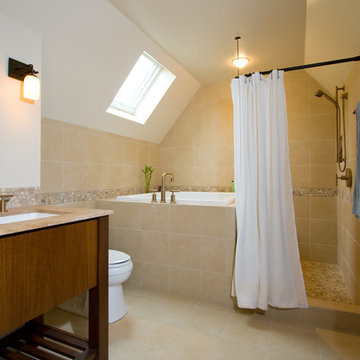 Tudor Style Addition with Kitchen & Master Bathroom