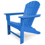 Polywood - Trex Outdoor Furniture Yacht Club Shellback Adirondack Chair, Pacific Blue - Sit back and relax. You deserve a few minutes (or hours) of bliss in the comfortably contoured Trex Outdoor Furniture Yacht Club Adirondack. This carefree chair is what summertime is all about. And since it comes in seven attractive, fade-resistant colors that are designed to coordinate with your Trex deck, you're sure to find one that enhances your outdoor living space. Made in the USA and backed by a 20-year warranty, this durable chair is constructed of solid, eco-friendly, HDPE recycled lumber. It's easy to maintain and keep looking like new because it's resistant to weather, food and beverage stains, and environmental stresses. And although it resembles real wood, it won't rot, crack or splinter and you'll never have to paint or stain it.