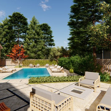 Los Gatos Craftsman Pool