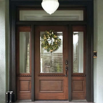 1911 Ardmore Grand Entryway with Transom & Sidelights