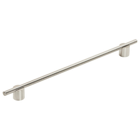 Amerock Transcendent Cabinet Pull, Polished Nickel, 12-5/8" Center-to-Center