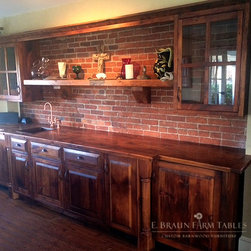 Kitchen #2 - Custom Made using Reclaimed Barn Wood - Kitchen And Dining Furniture