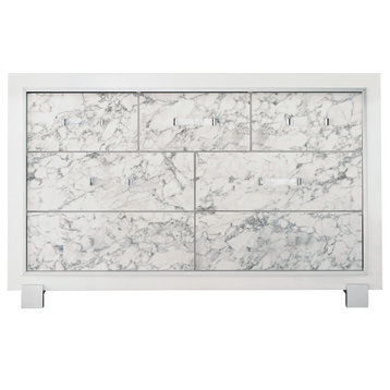 Global Furniture Usa Santorini White Dresser