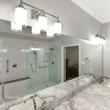 Round Rock Transitional Master Bath Remodel