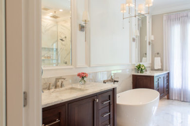 Example of a classic bathroom design in Atlanta