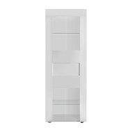 Lyon Tall Narrow Display Cabinet With Led Lighting Modern