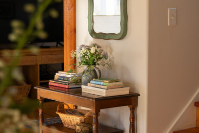 Example of a large eclectic family room design in Other