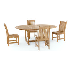 Martinique 5 Piece Dining Set - 70031 - Outdoor Dining Sets