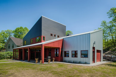 Modern exterior home idea in Other