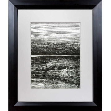 Henry MOORE Lithograph ORIGINAL Windswept Landscape LTD. Edition