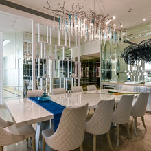 Mumbai Houzz: Glass & Marble Shine in This Home by the Bay