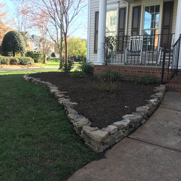 Stacked Stone Border - "Natural" Look