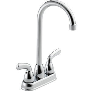 Delta Windemere Two Handle Kitchen Faucet Traditional Kitchen Faucets By The Stock Market Houzz
