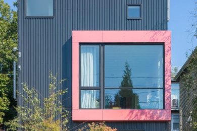 Eclectic exterior home photo in Seattle