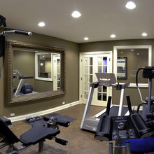 basement spare bedroom / workout room
