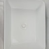 American Imagination 23.6"W Bathroom Vessel Sink, White