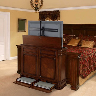 Retractable Tv Cabinet Houzz