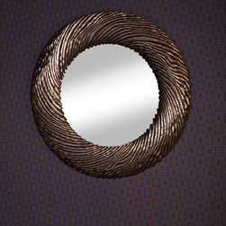 Decora Copper Flow Mirror - Deknudt Mirrors - Wall Mirrors