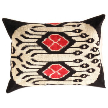 Canvello Handmade Decorative Velvet Throw Pillow 16''x24''