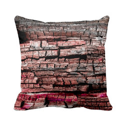 "Red Wood Kingdom" JTG Art Pillow - Decorative Pillows