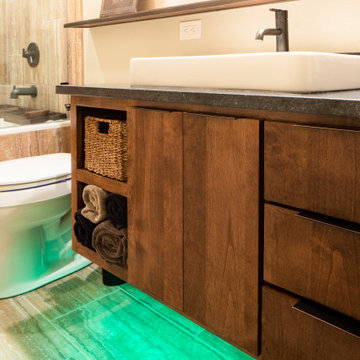A Nature-Inspired Guest Bathroom Renovation