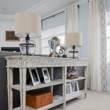Horse Head Lamps Master Suite