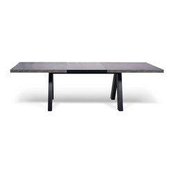 Apex Extending Dining Table in Black - Dining Tables