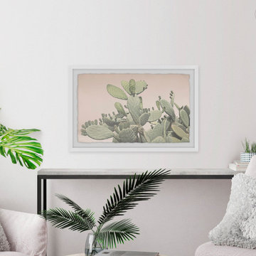 "Cactus Bunch" Framed Painting Print