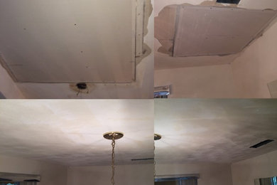 Drywall ceiling repair (swirl)