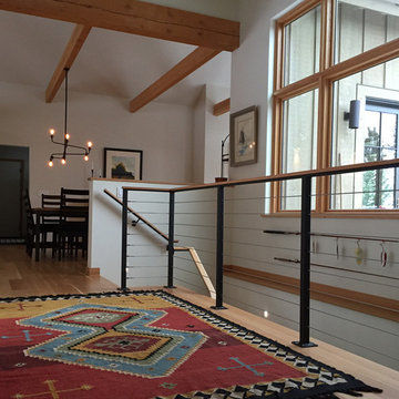 Cable Rail with Matching Handrails