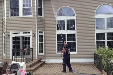 Power Washing Home Exterior