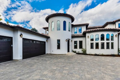 Inspiration for a transitional exterior home remodel in San Francisco