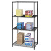 Safco 36"x24" Industrial Wire Shelving in Black
