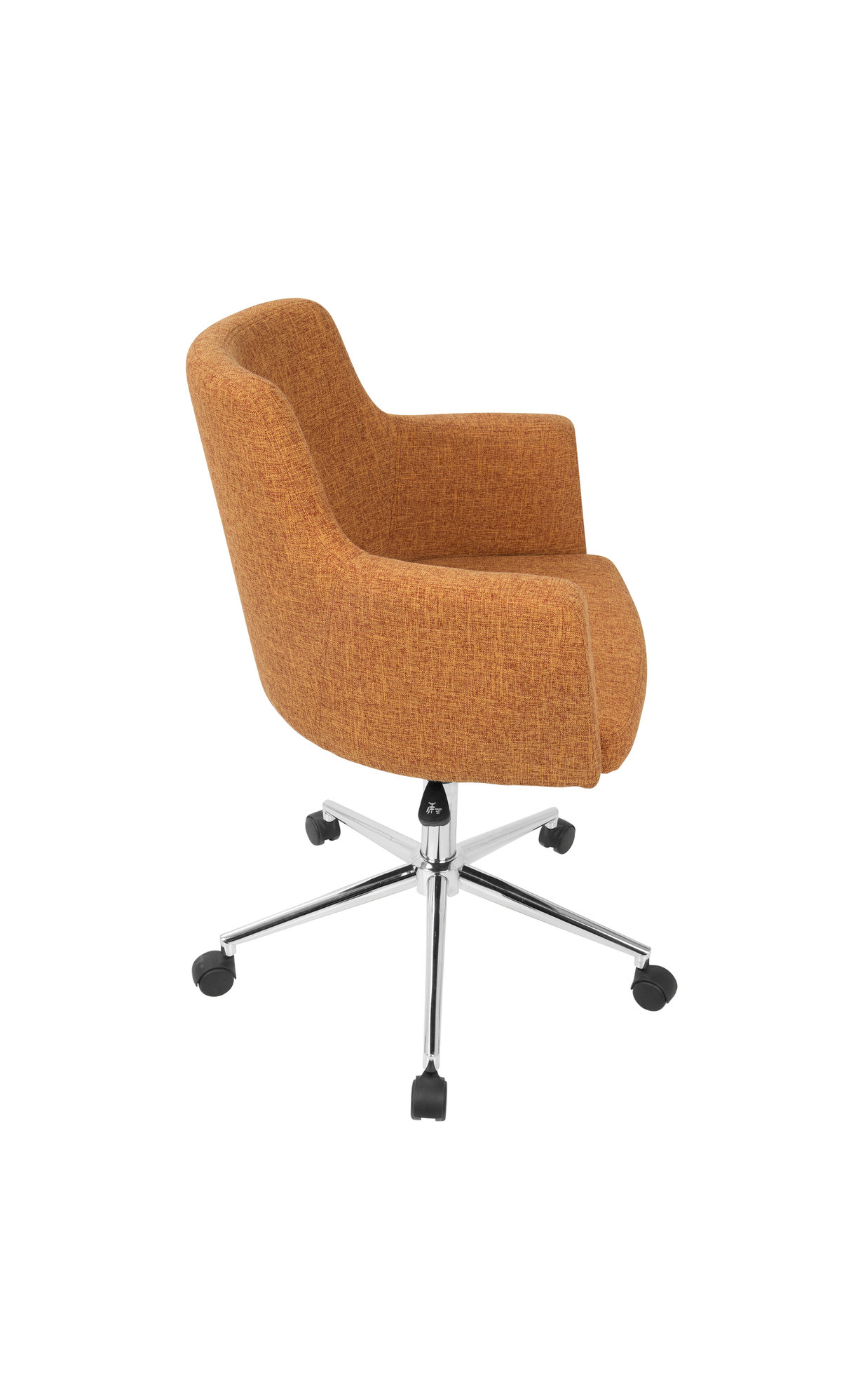 LumiSource Andrew Adjustable Office Chair, Citrus Green, Orange