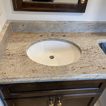 Corian Banjo Vanity Top - Photos & Ideas | Houzz